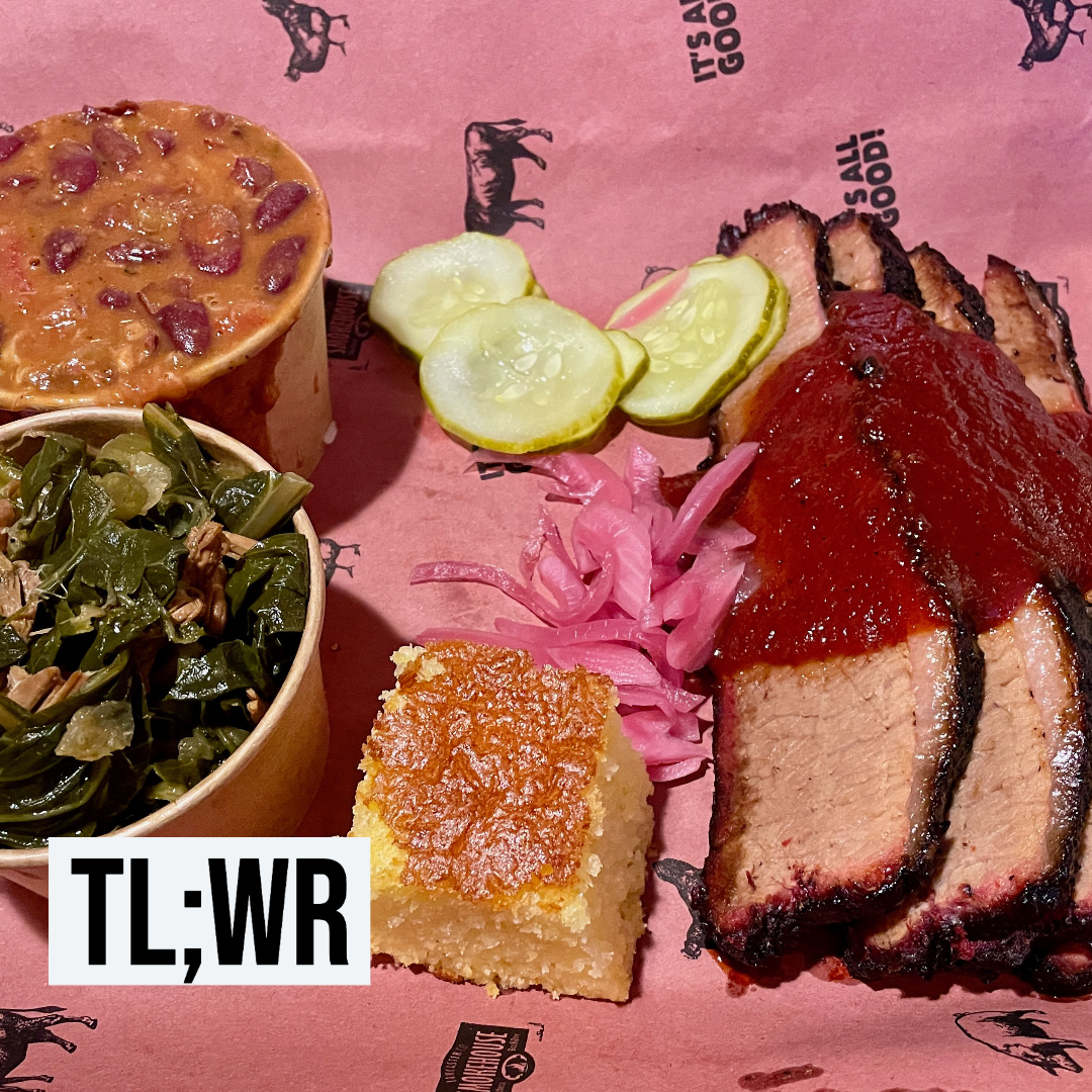 Last night, we let the events talk.