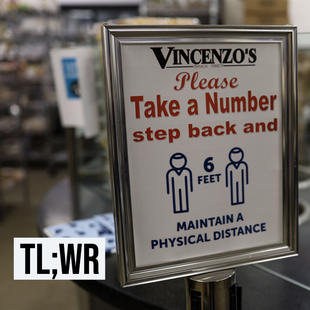 Shopping local means instant, free delivery.